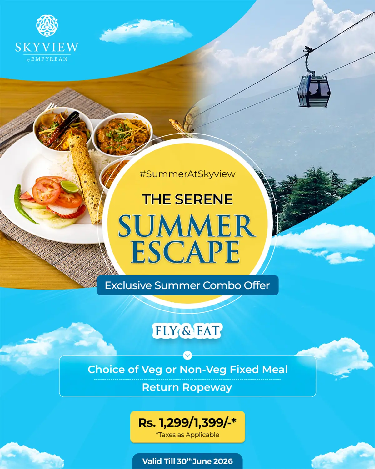 FLY AND EAT OFFER